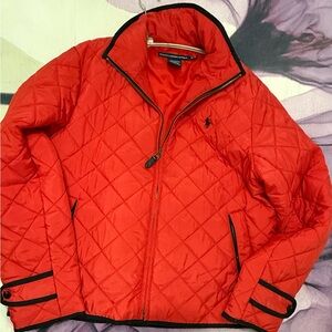 Polo Ralph Lauren Red Quilted Puffer Jacket